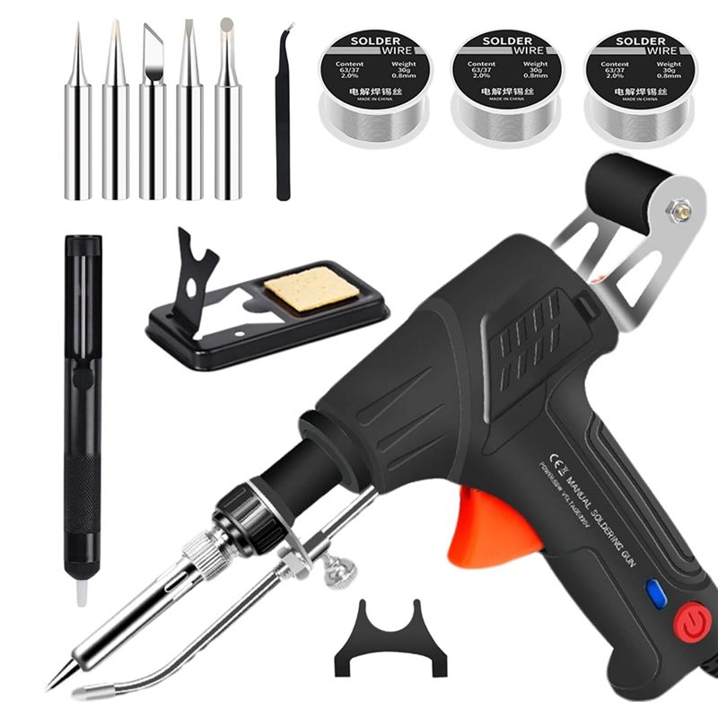 Industrial Laser Solder Iron - B62B-Ayyecoeeye Internally Heated Industrial Laser-Welding Tool,