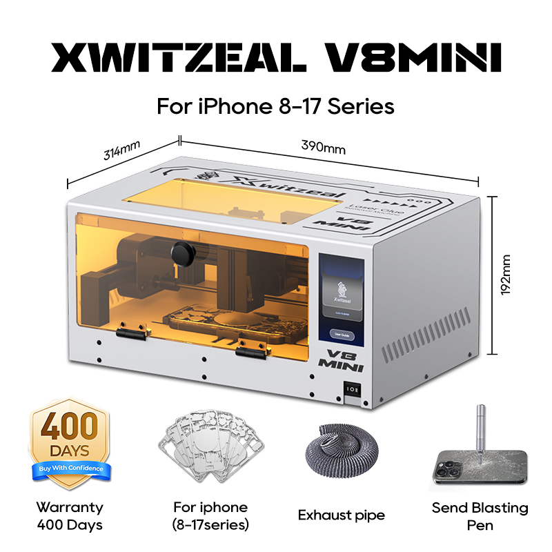 Industrial Laser Removal - Xwitzeal® V8 MINI Laser Glue Removal