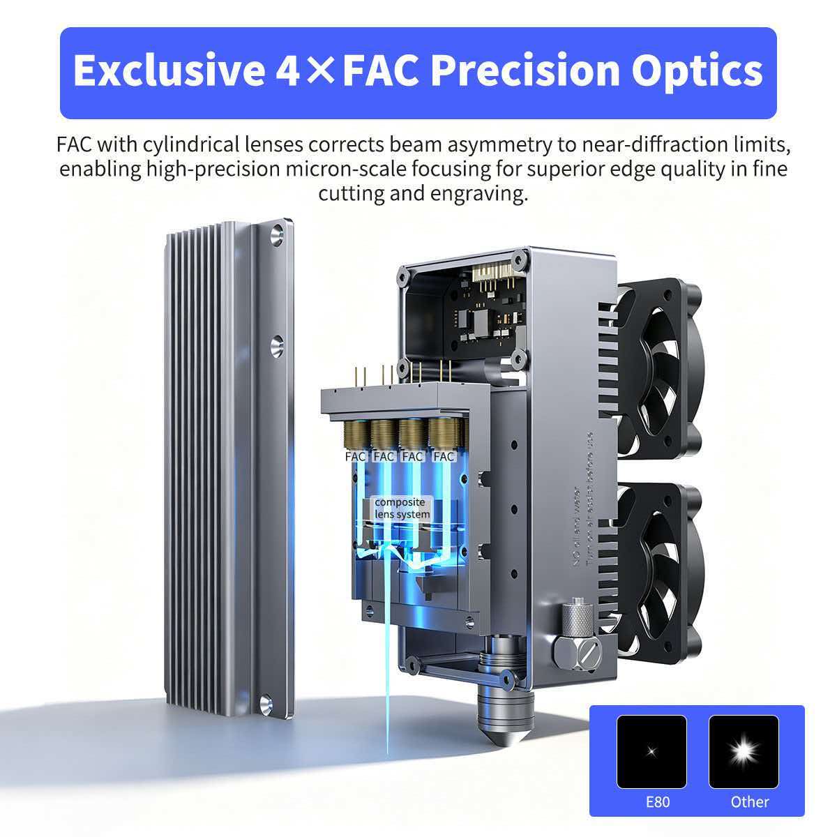 NEJE Max4 V2 E80 80W Laser Eng - Industrial Grade Laser Engraver 评论和价格