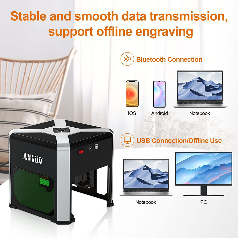 Wainlux Laser Engraver K6 Mark - Industrial Laser Removal 评论和价格